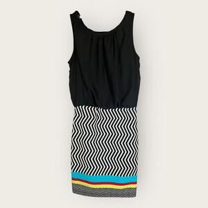 Sapphire Dolls Sleeveless Dress Adult Size Small Straight Bottom Flowing Top